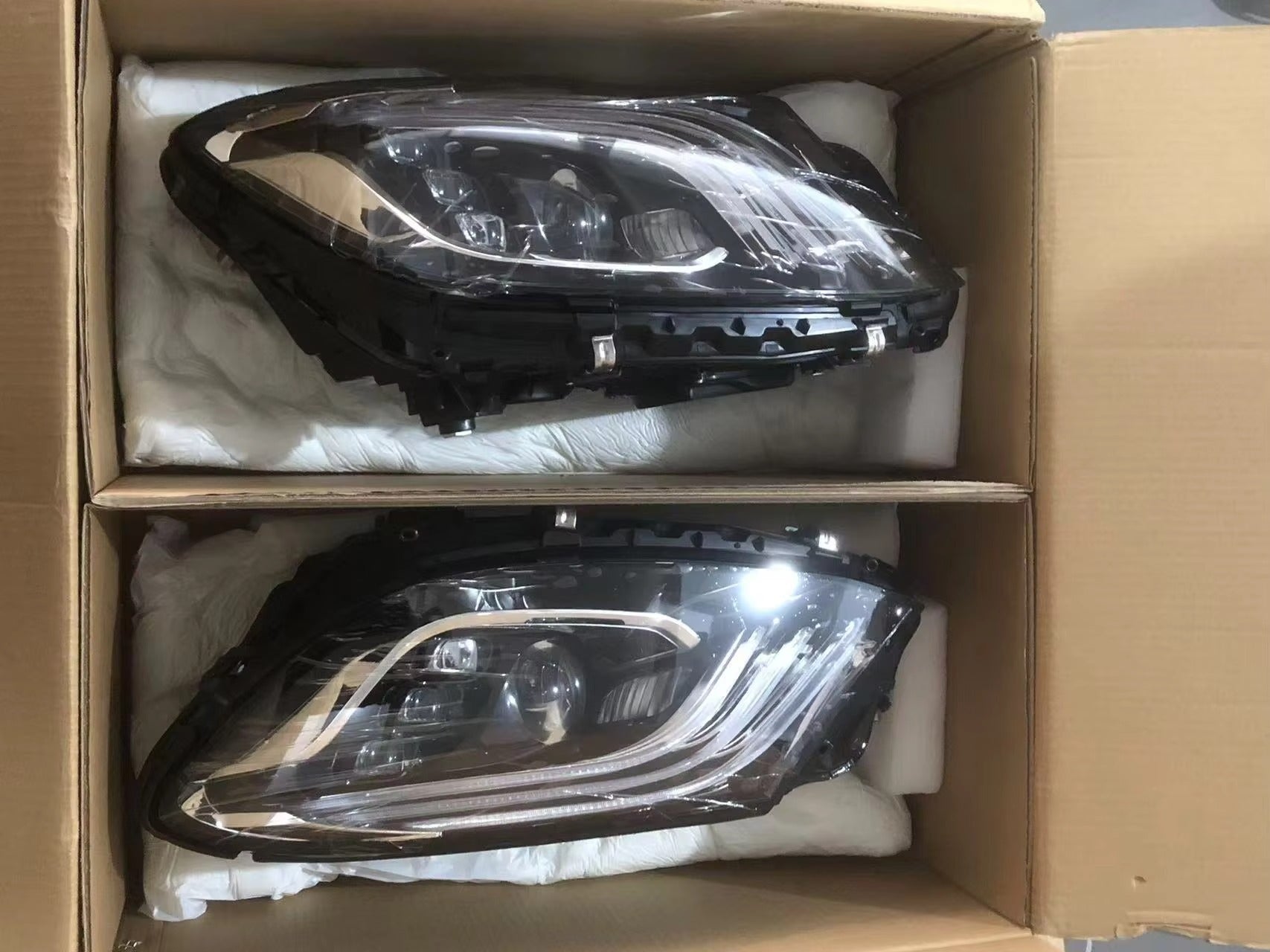 Body Kit for Mercedes Benz S-class 2014-2020 W222 Facelift to S63 Style High Quality LED Headlight Bumper Exhaust Parts