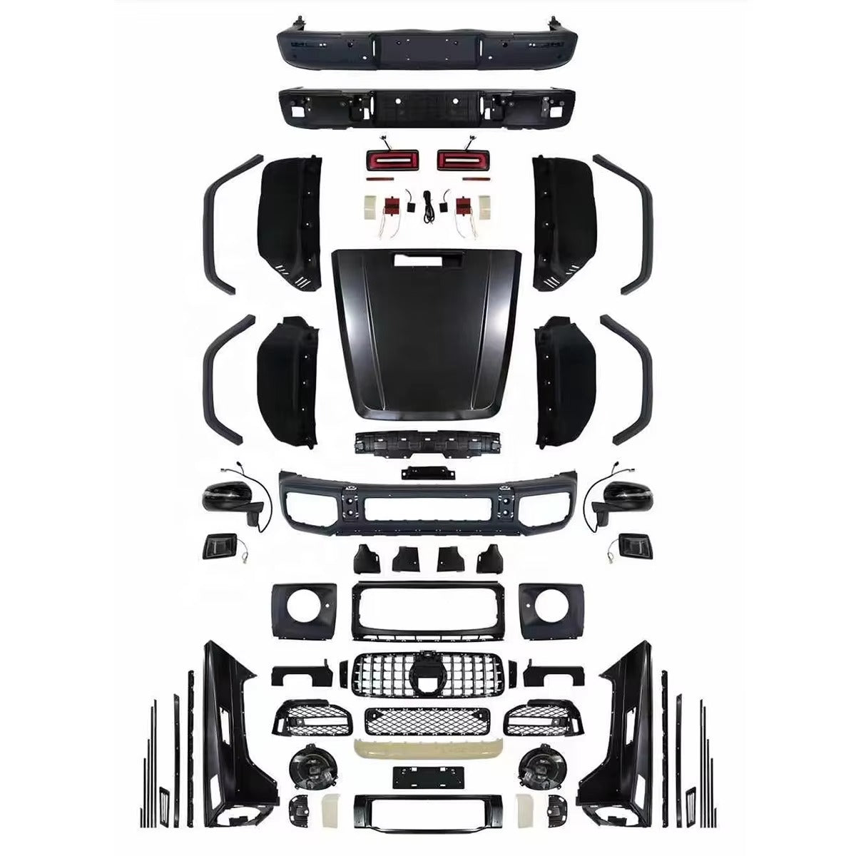 Auto Performance AMG G63 Car Bumpers Body Kit for Mercedes Benz W463 G Class G350 G500 2004-2018 Year Changed W464 G63 AMG Model