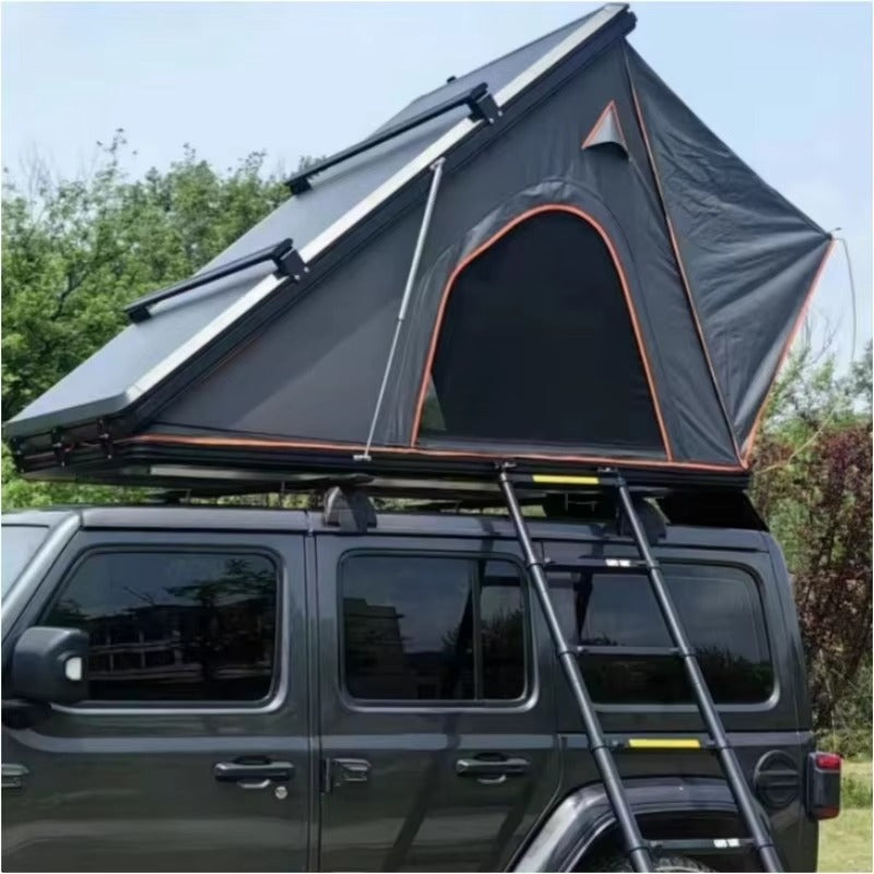 Solar panel folding roof awning tent 4x4 off-road hard shell camping Oxford fabric car roof wedding tent