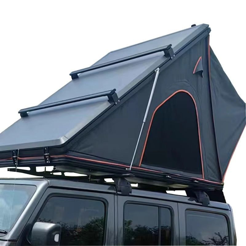 Solar panel folding roof awning tent 4x4 off-road hard shell camping Oxford fabric car roof wedding tent