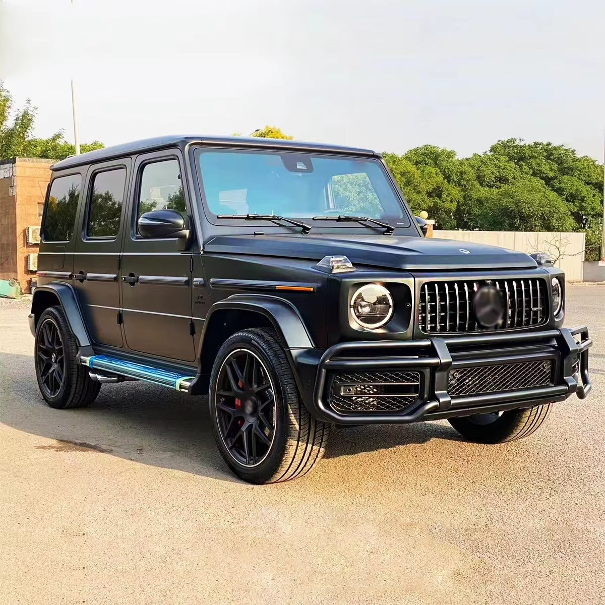 Automotive Parts Grille Bumpers Body Kit for Mercedes Benz G Class W464 2019- Upgrade to G63 AMG Style.