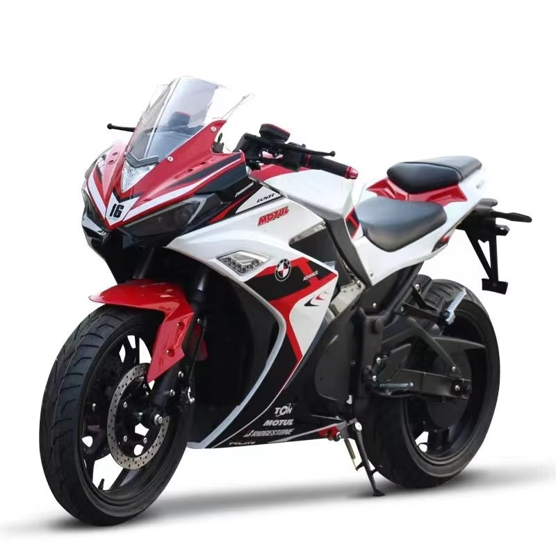 72V 5000W Electric Motorcycle, 130KM/H Top Speed, R3 E-Scooter with Lithium Battery, Long Range Power Motorcycle, High-Performance Electric Bike
