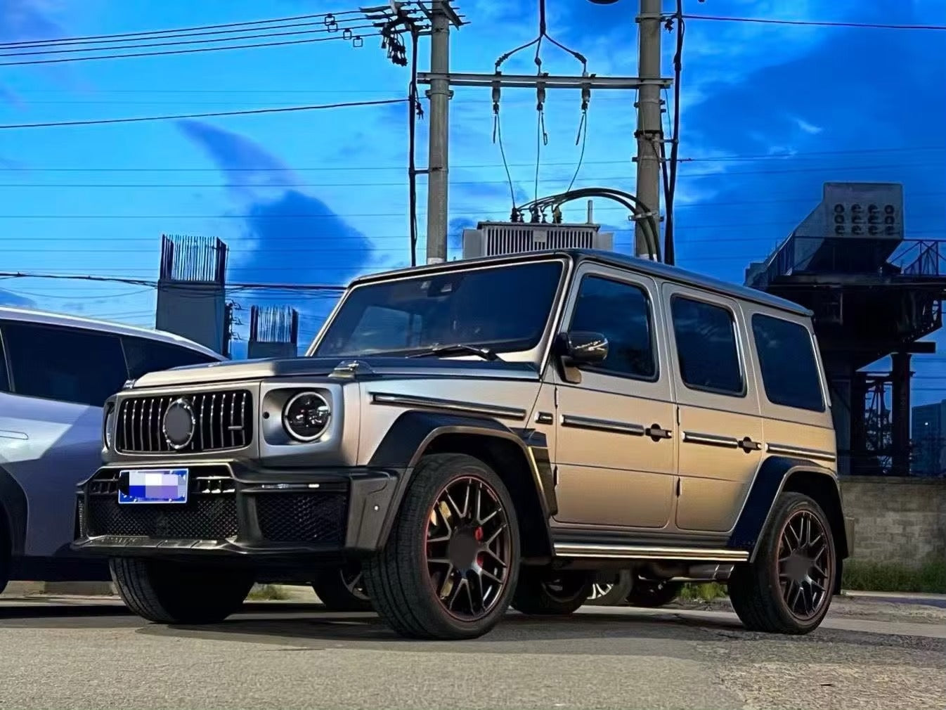 G800 style body kit for Mercedes-Benz G-Class W464 W465 (2018-2025, front and rear bumper grilles)