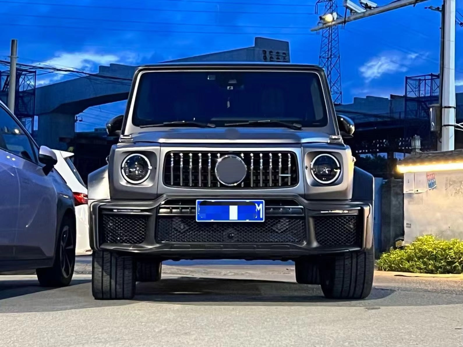 G800 style body kit for Mercedes-Benz G-Class W464 W465 (2018-2025, front and rear bumper grilles)