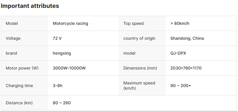 Factory Direct 2025 Sport Electric Motorcycle | 72V 5000W Power for Ultimate Racing & Performance