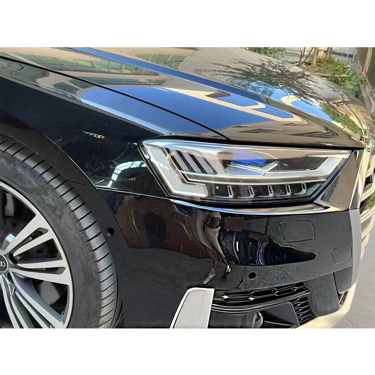 Automotive Body Kit for Audi A8 D5 2019-2022 Upgrade to S8 Model Include Front Bumper Assembly with Grille