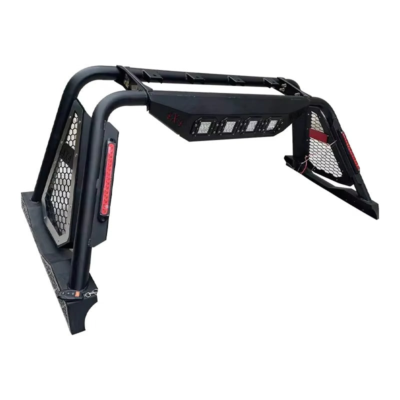 Toyota Tundra twin-tube model with glass safety net, used as an accessory for truck chassis rollover protection frame modification kits.