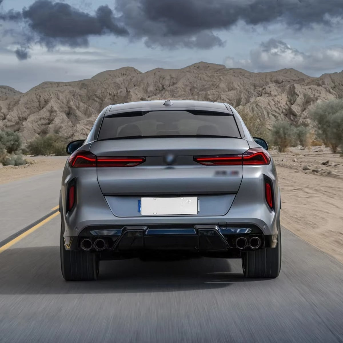 Car Style Body Kits for BMW X6 G06 Upgrade to 2024 X6M Style Old Change New Body Kits for Headlight