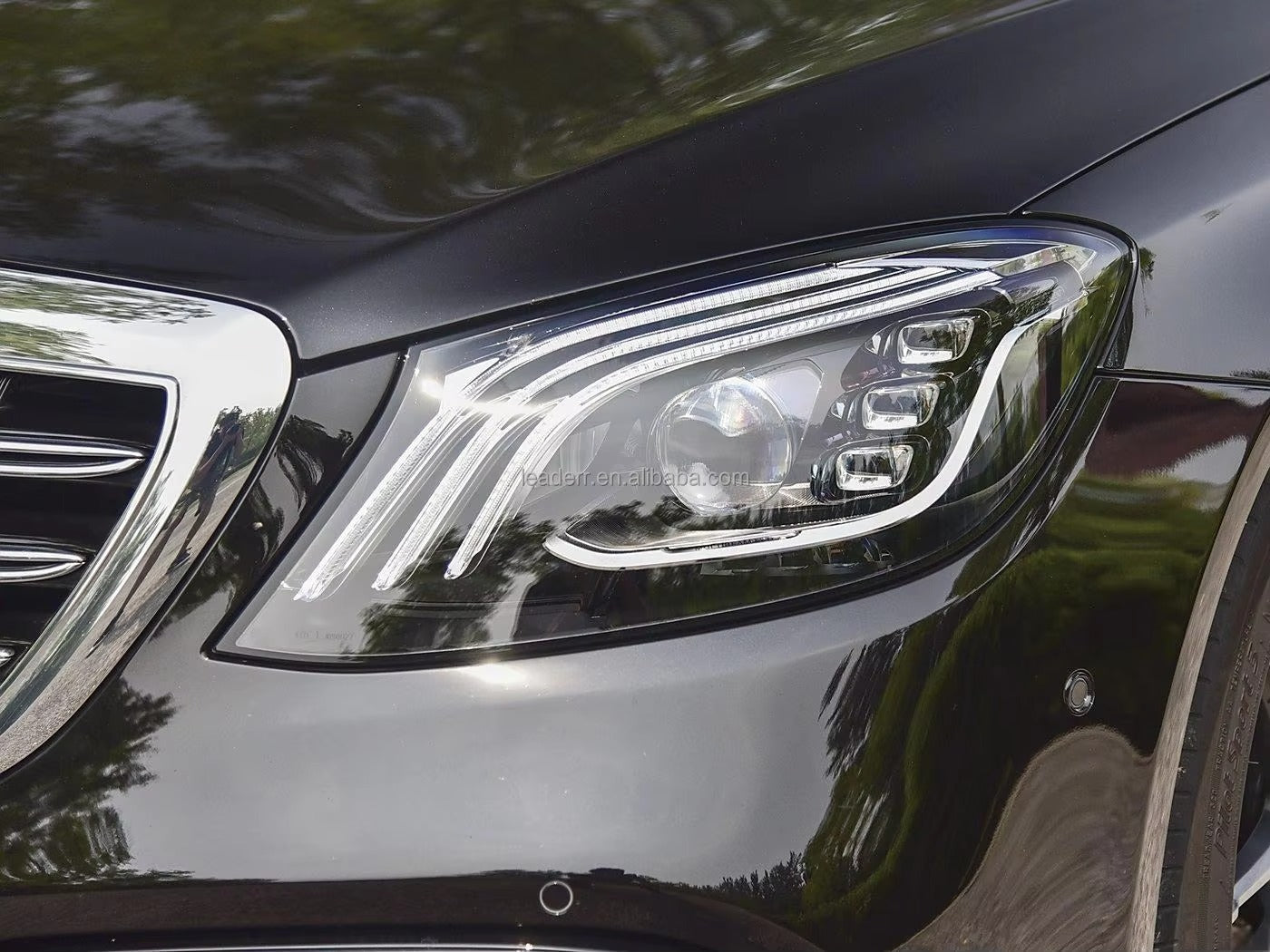 Body Kit for Mercedes Benz S-class 2014-2020 W222 Facelift to S63 Style High Quality LED Headlight Bumper Exhaust Parts