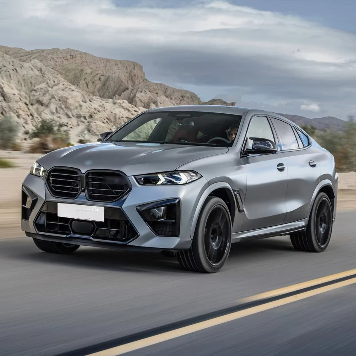 Car Style Body Kits for BMW X6 G06 Upgrade to 2024 X6M Style Old Change New Body Kits for Headlight