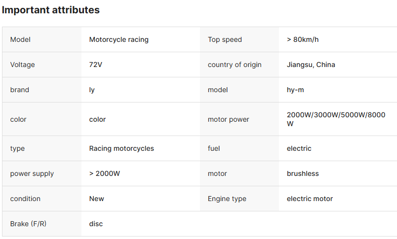 Electric motorcycle chain terms large high speed 160 yards 5000W high power pilot large capacity long life battery