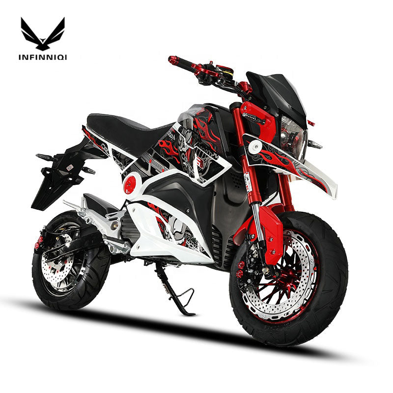 2025 Latest Model Factory Direct Electric Motorbike | 72V 3000W High-Speed Powerful Racing E-Bik